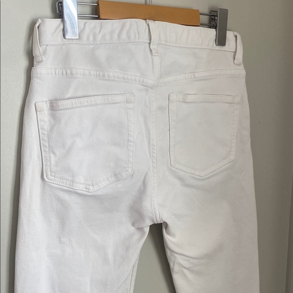 EVERLANE Mid-Rise Skinny Ankle Jeans Women 26 White Denim - Picture 6 of 12